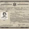Naturalisation von Irma Salus, geb. Lustig, zur amerikanischen Staatsbürgerin, 17. November 1943