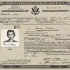 Naturalisation von Irma Salus, geb. Lustig, zur amerikanischen Staatsbürgerin, 17. November 1943