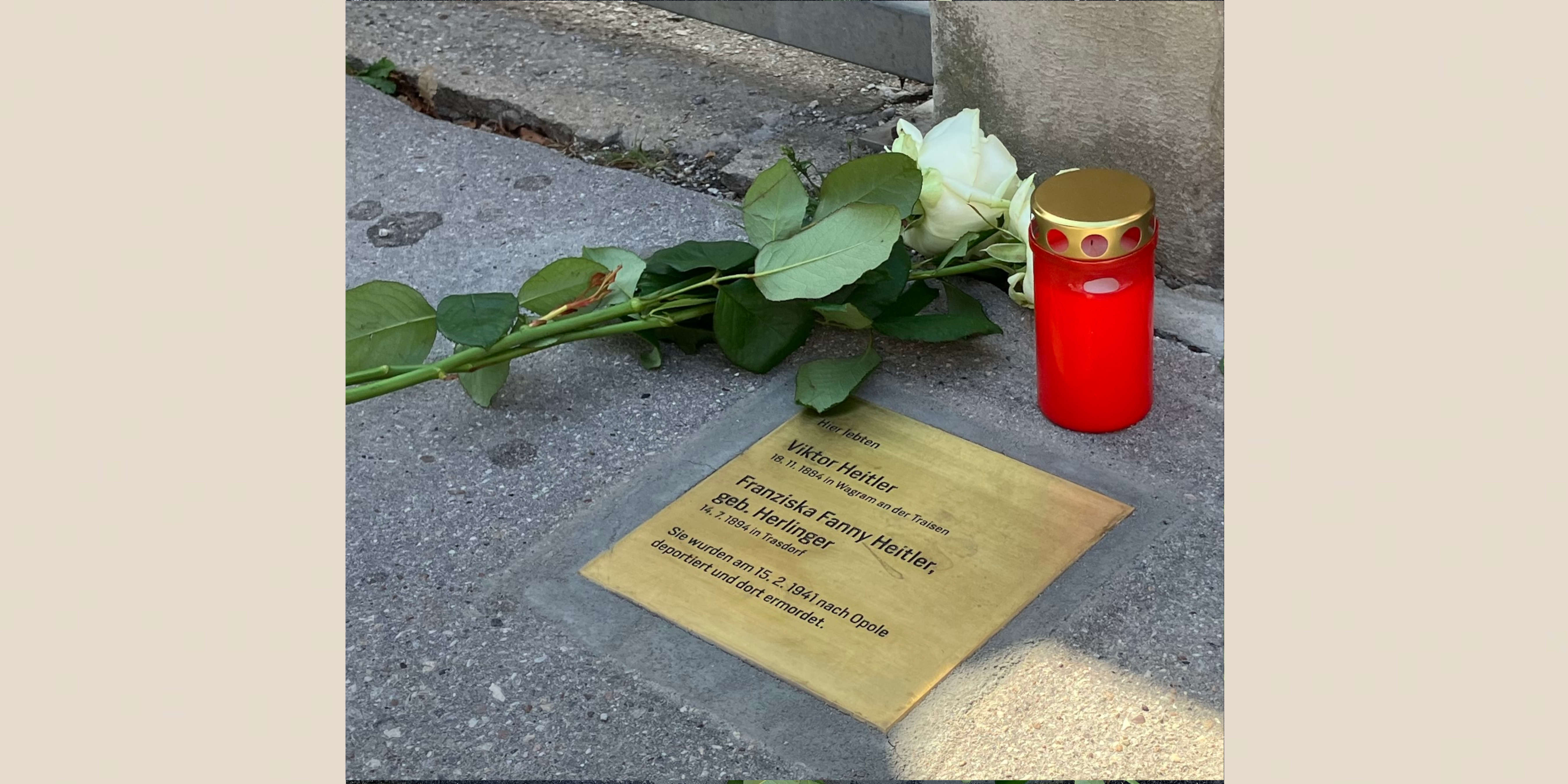 Steine der Erinnerung 2025 - Viktor und Franziska Heitler
